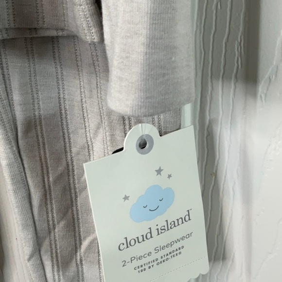 Cloud Island - 2pc Solid Pointelle Snug Fit
Pajama Set Gray Size 5T - Picture 4 of 7